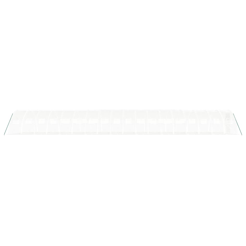 Tuinkas met stalen frame 72 m² 18x4x2 m wit is nu te koop bij PeponiXL, paradijselijk wonen!