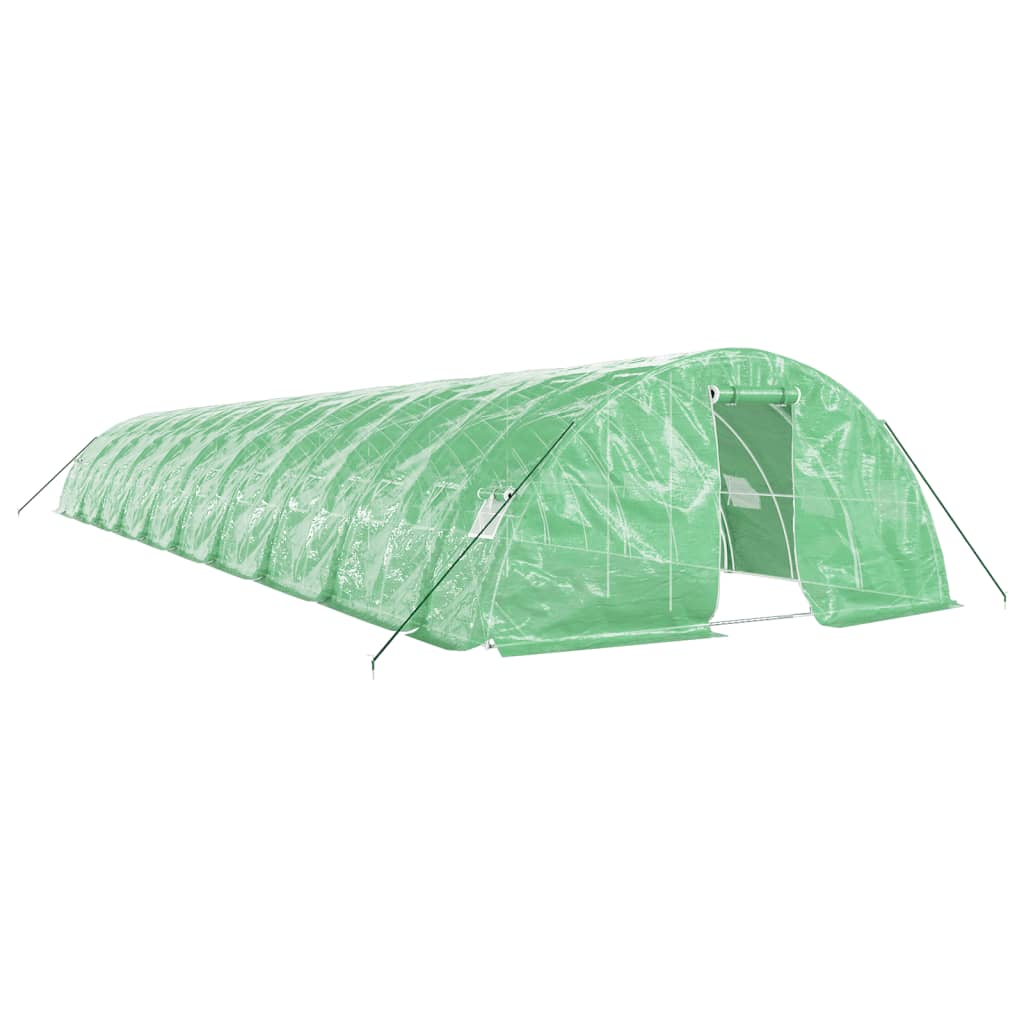 Tuinkas met stalen frame 100 m² 20x5x2,3 m groen is nu te koop bij PeponiXL, paradijselijk wonen!