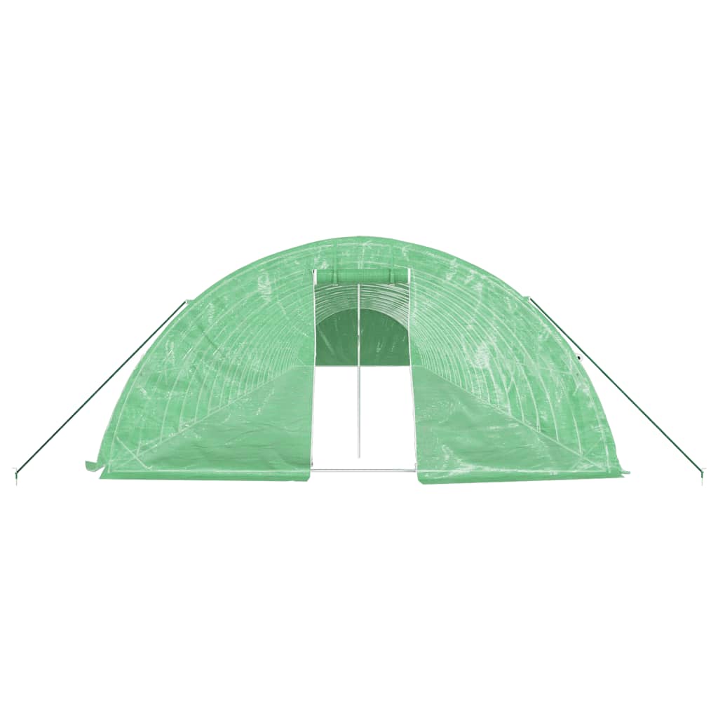 Tuinkas met stalen frame 110 m² 22x5x2,3 m groen is nu te koop bij PeponiXL, paradijselijk wonen!