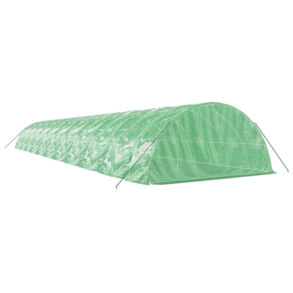 Tuinkas met stalen frame 110 m² 22x5x2,3 m groen is nu te koop bij PeponiXL, paradijselijk wonen!