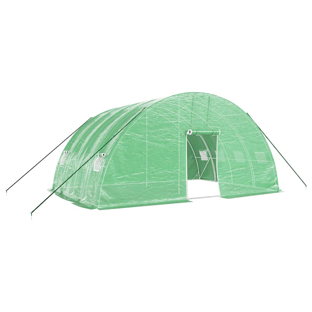 Kas met stalen frame groen 24 m² 6x4x2,85 m is nu te koop bij PeponiXL, paradijselijk wonen!