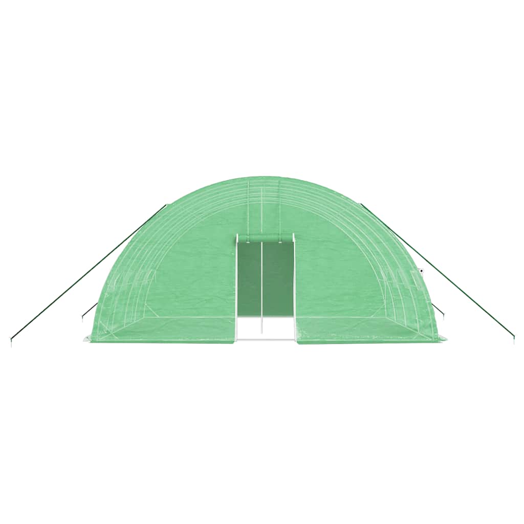 Kas met stalen frame groen 24 m² 6x4x2,85 m is nu te koop bij PeponiXL, paradijselijk wonen!