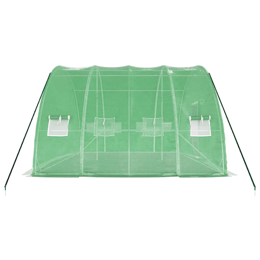 Kas met stalen frame groen 24 m² 6x4x2,85 m is nu te koop bij PeponiXL, paradijselijk wonen!