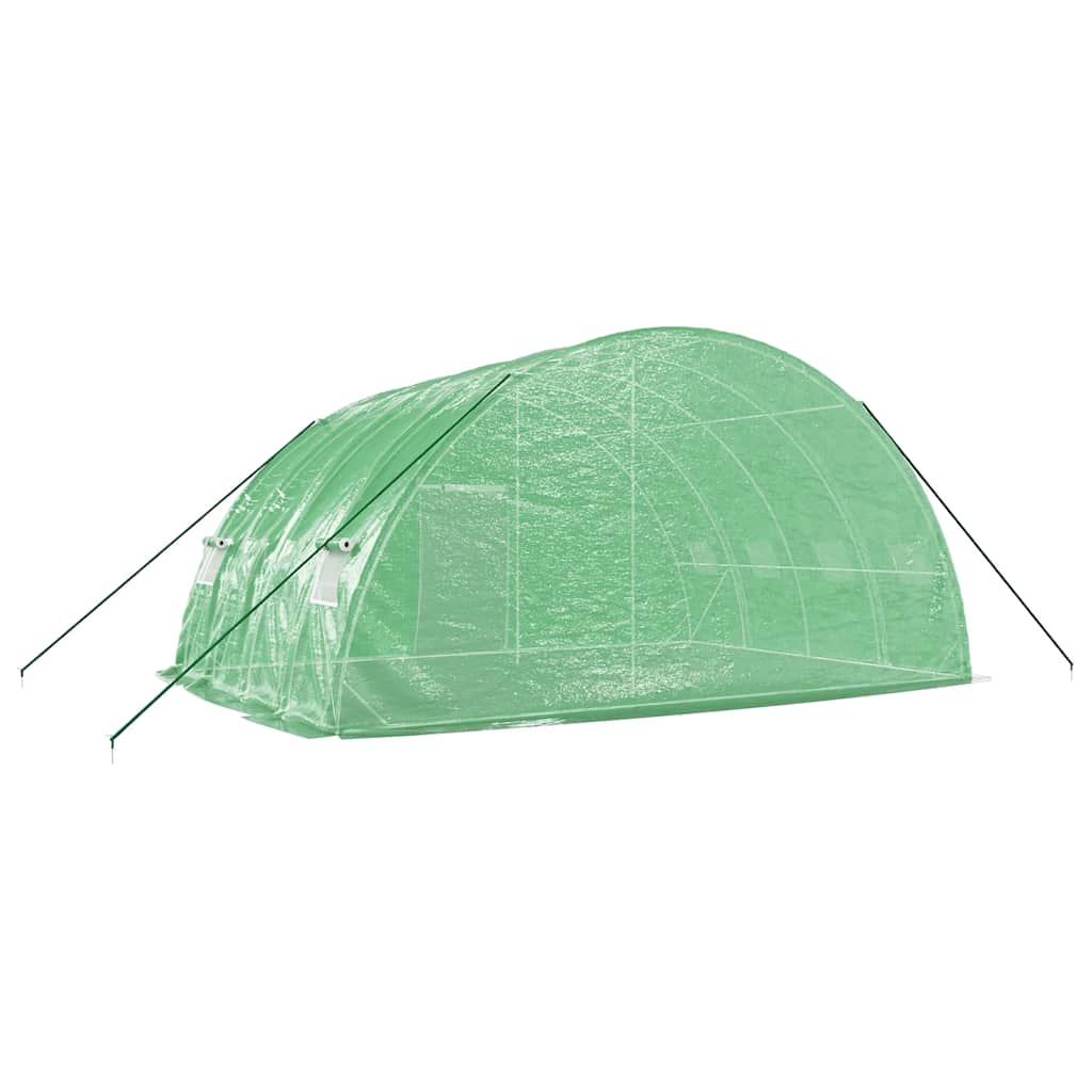 Kas met stalen frame groen 24 m² 6x4x2,85 m is nu te koop bij PeponiXL, paradijselijk wonen!