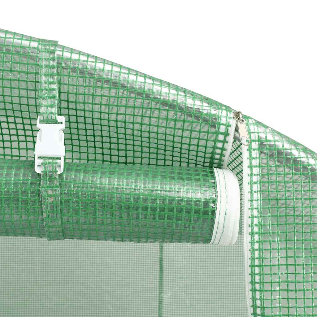 Kas met stalen frame groen 24 m² 6x4x2,85 m is nu te koop bij PeponiXL, paradijselijk wonen!