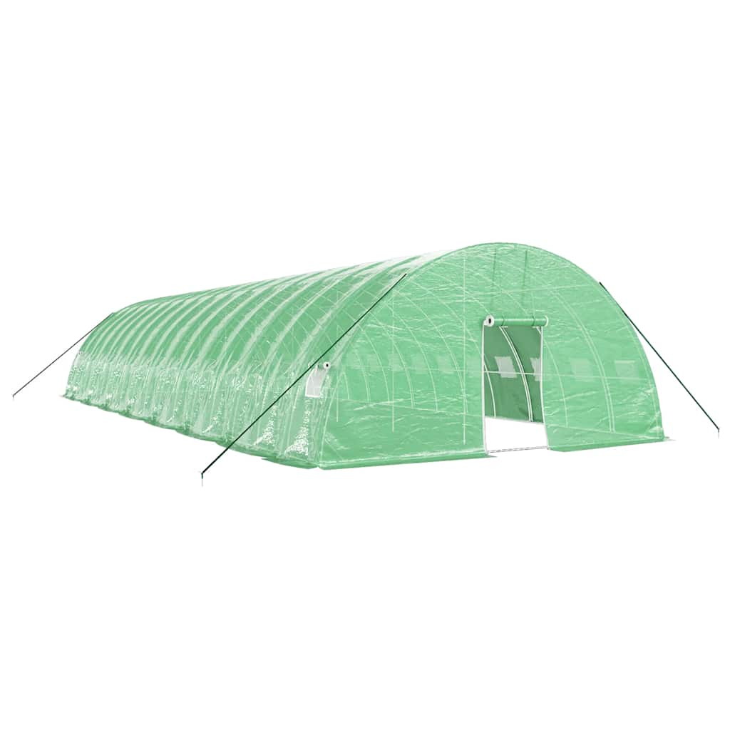 Tuinkas met stalen frame 96 m² 16x6x2,85 m groen is nu te koop bij PeponiXL, paradijselijk wonen!