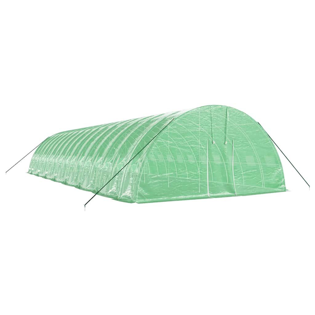 Tuinkas met stalen frame 96 m² 16x6x2,85 m groen is nu te koop bij PeponiXL, paradijselijk wonen!