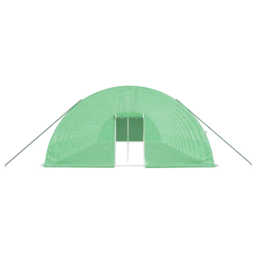 Tuinkas met stalen frame 96 m² 16x6x2,85 m groen is nu te koop bij PeponiXL, paradijselijk wonen!