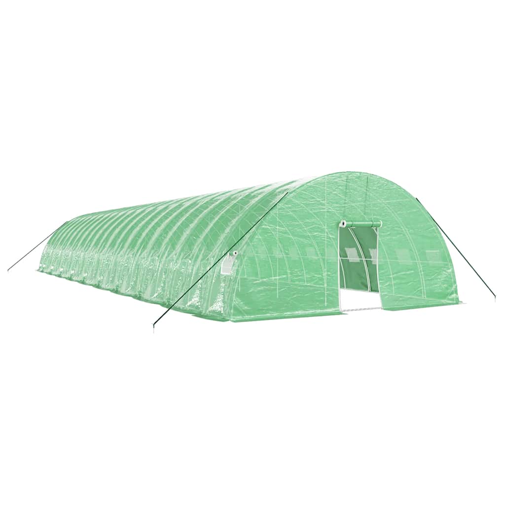 Tuinkas met stalen frame 120 m² 20x6x2,85 m groen is nu te koop bij PeponiXL, paradijselijk wonen!