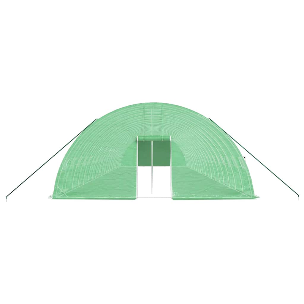 Tuinkas met stalen frame 120 m² 20x6x2,85 m groen is nu te koop bij PeponiXL, paradijselijk wonen!