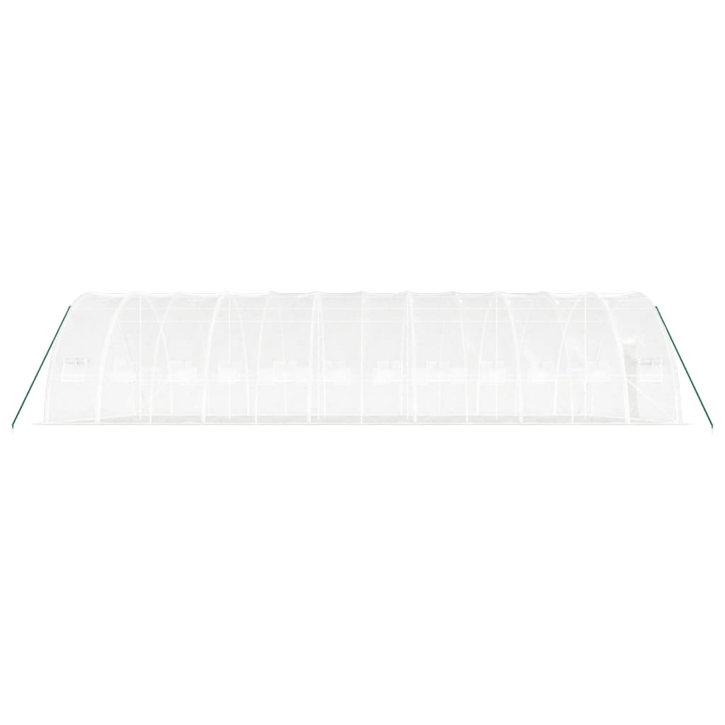 Tuinkas met stalen frame 72 m² 12x6x2,85 m wit is nu te koop bij PeponiXL, paradijselijk wonen!