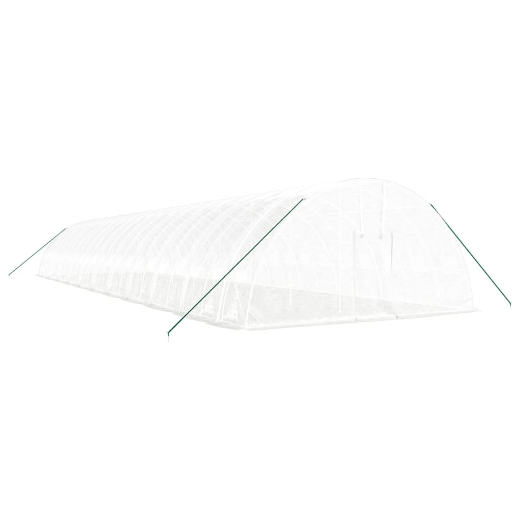 Tuinkas met stalen frame 132 m² 22x6x2,85 m wit is nu te koop bij PeponiXL, paradijselijk wonen!