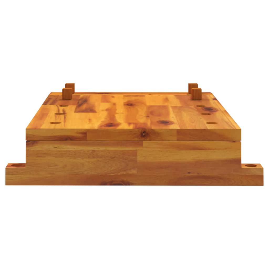 Tafelwerkbank met bankschroef 52x44x9,5 cm massief acaciahout is nu te koop bij PeponiXL, paradijselijk wonen!