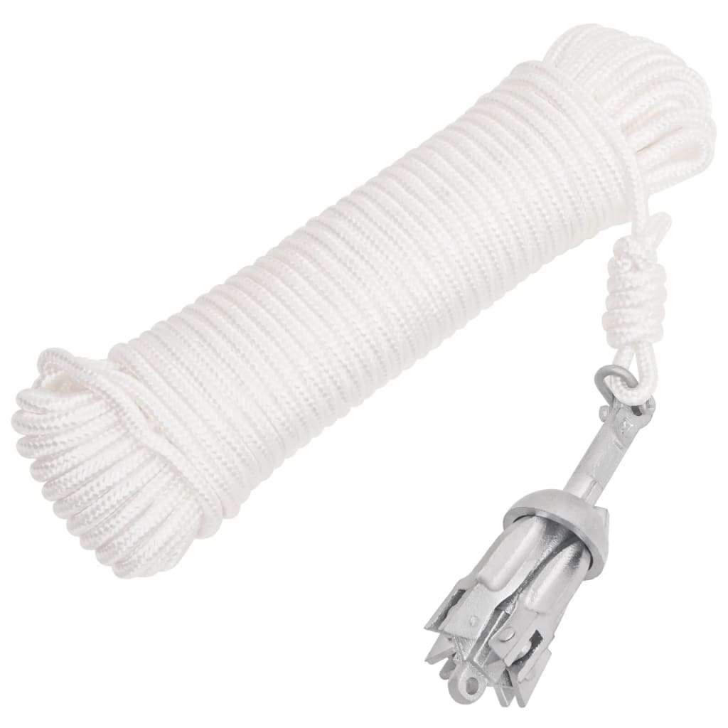 Anker met touw inklapbaar 0,7 kg thermisch verzinkt gietijzer is nu te koop bij PeponiXL, paradijselijk wonen!