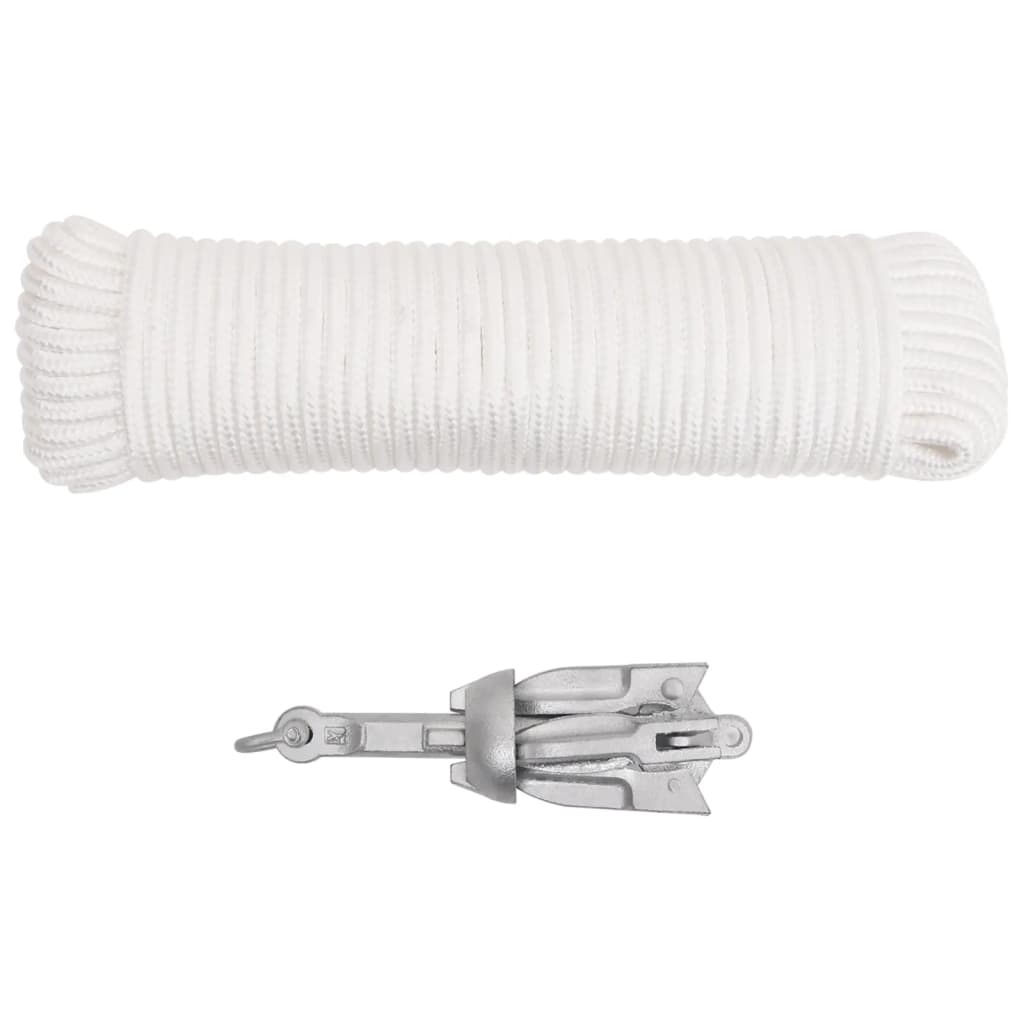 Anker met touw inklapbaar 0,7 kg thermisch verzinkt gietijzer is nu te koop bij PeponiXL, paradijselijk wonen!