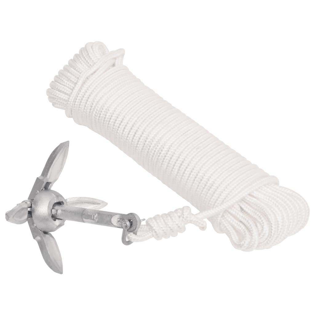 Anker met touw inklapbaar 0,7 kg thermisch verzinkt gietijzer is nu te koop bij PeponiXL, paradijselijk wonen!