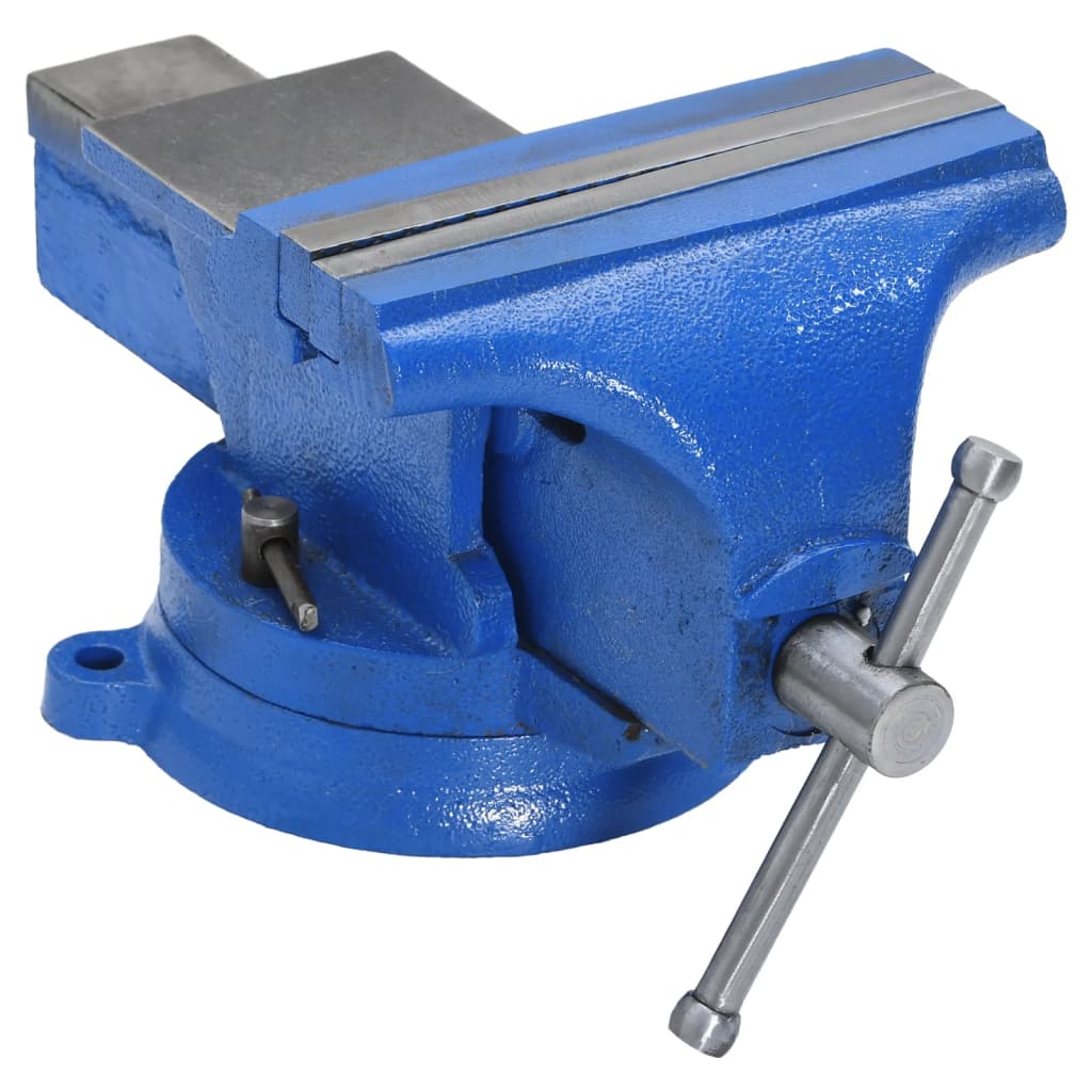 Bankschroef 150 mm gietijzer blauw is nu te koop bij PeponiXL, paradijselijk wonen!
