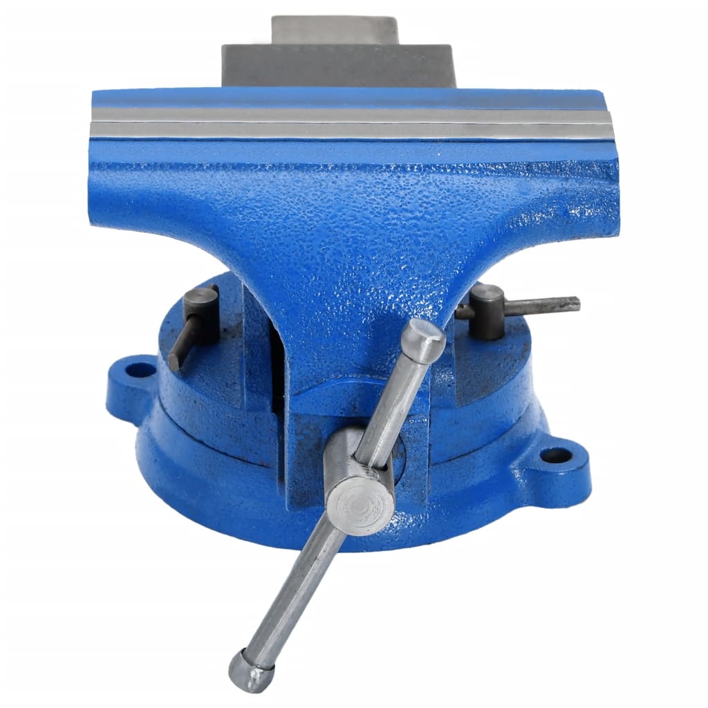 Bankschroef 150 mm gietijzer blauw is nu te koop bij PeponiXL, paradijselijk wonen!