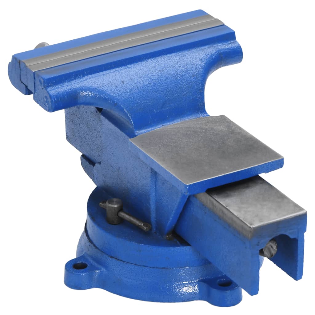 Bankschroef 150 mm gietijzer blauw is nu te koop bij PeponiXL, paradijselijk wonen!
