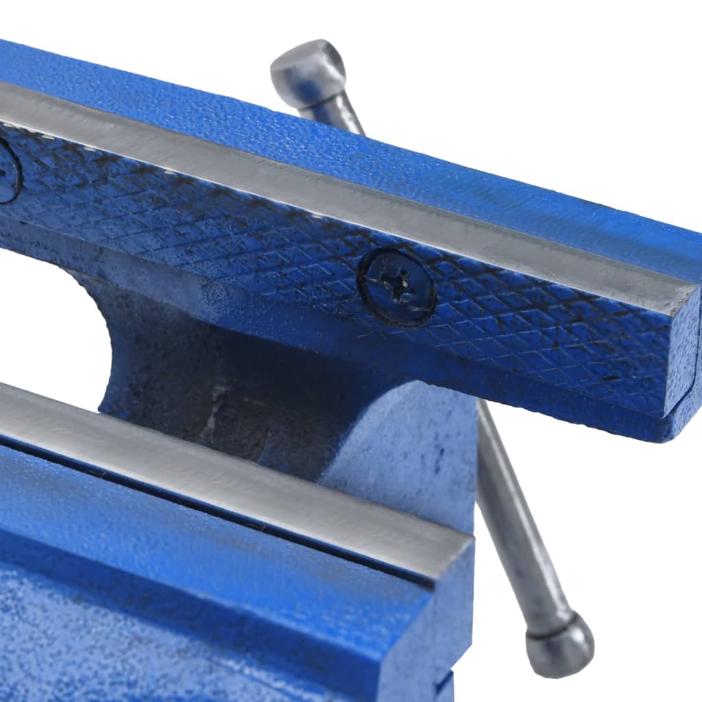 Bankschroef 150 mm gietijzer blauw is nu te koop bij PeponiXL, paradijselijk wonen!