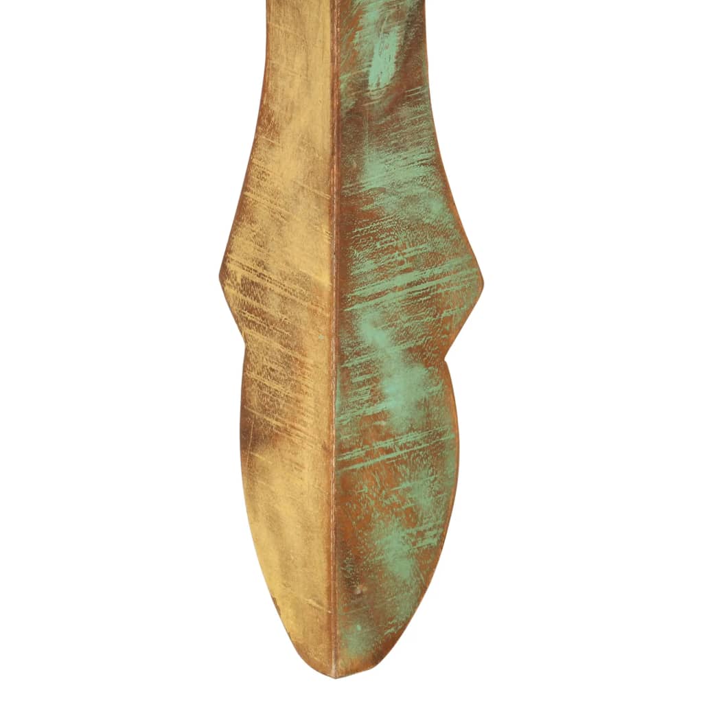 Eettafel 110x52x76 cm gerecycled massief hout is nu te koop bij PeponiXL, paradijselijk wonen!