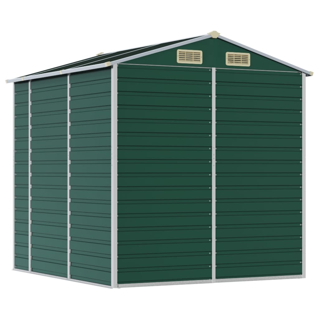Tuinhuis Groen 191x215x198 cm Gegalvaniseerd Staal is nu te koop bij PeponiXL, paradijselijk wonen!