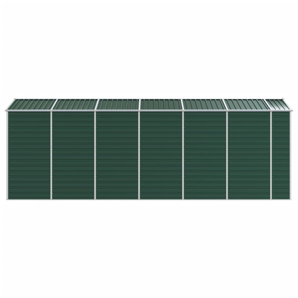 Tuinschuur 191x555x198 cm gegalvaniseerd staal groen is nu te koop bij PeponiXL, paradijselijk wonen!