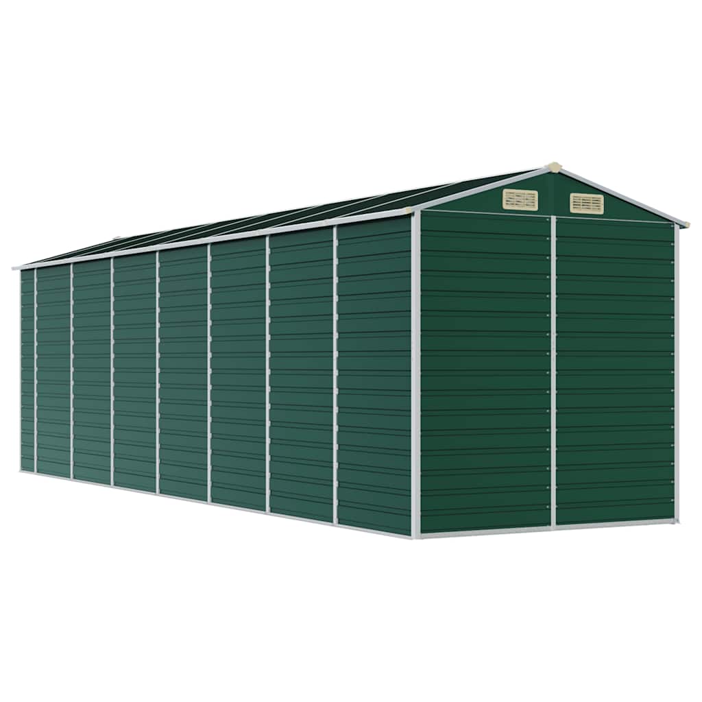 Tuinschuur 191x640x198 cm gegalvaniseerd staal groen is nu te koop bij PeponiXL, paradijselijk wonen!
