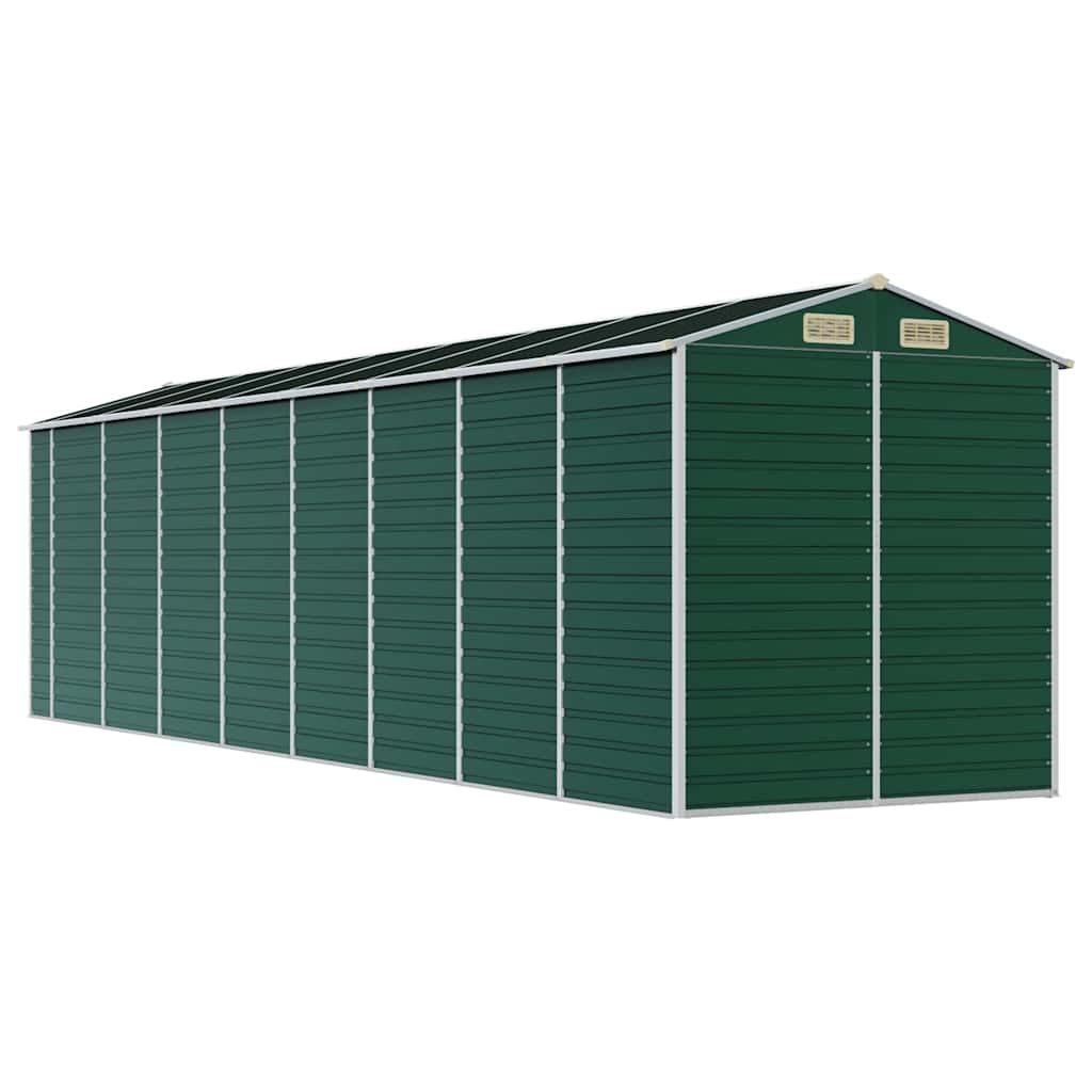 Tuinschuur 191x725x198 cm gegalvaniseerd staal groen is nu te koop bij PeponiXL, paradijselijk wonen!