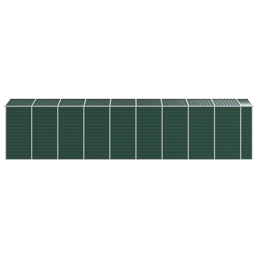 Tuinschuur 191x810x198 cm gegalvaniseerd staal groen is nu te koop bij PeponiXL, paradijselijk wonen!