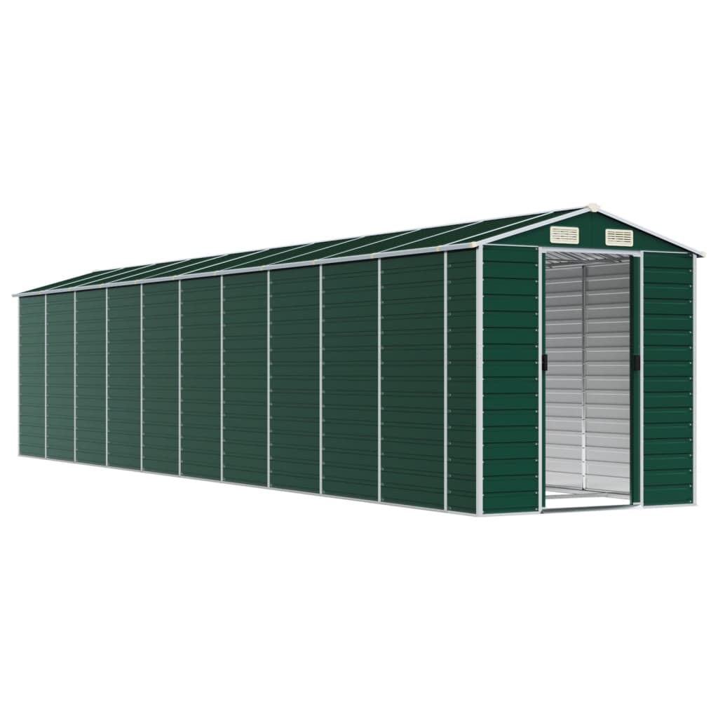 Tuinschuur 191x895x198 cm gegalvaniseerd staal groen is nu te koop bij PeponiXL, paradijselijk wonen!