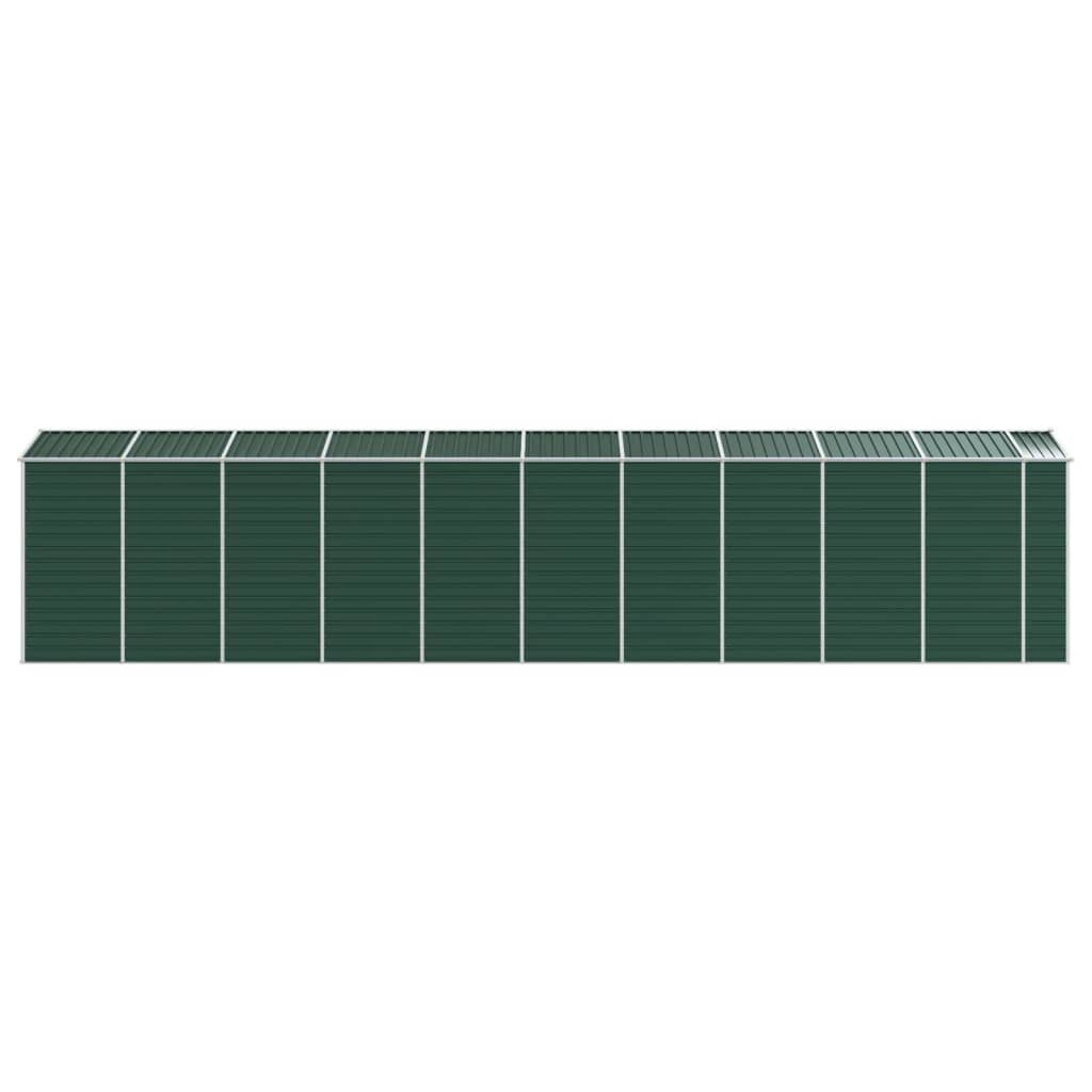 Tuinschuur 191x895x198 cm gegalvaniseerd staal groen is nu te koop bij PeponiXL, paradijselijk wonen!