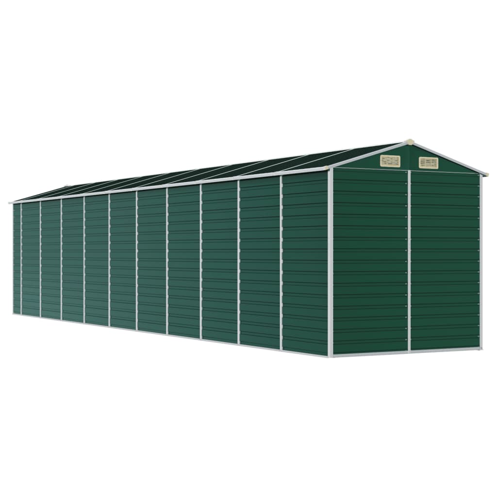 Tuinschuur 191x895x198 cm gegalvaniseerd staal groen is nu te koop bij PeponiXL, paradijselijk wonen!