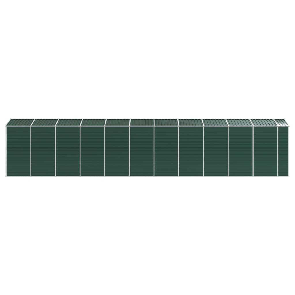 Tuinschuur 191x980x198 cm gegalvaniseerd staal groen is nu te koop bij PeponiXL, paradijselijk wonen!