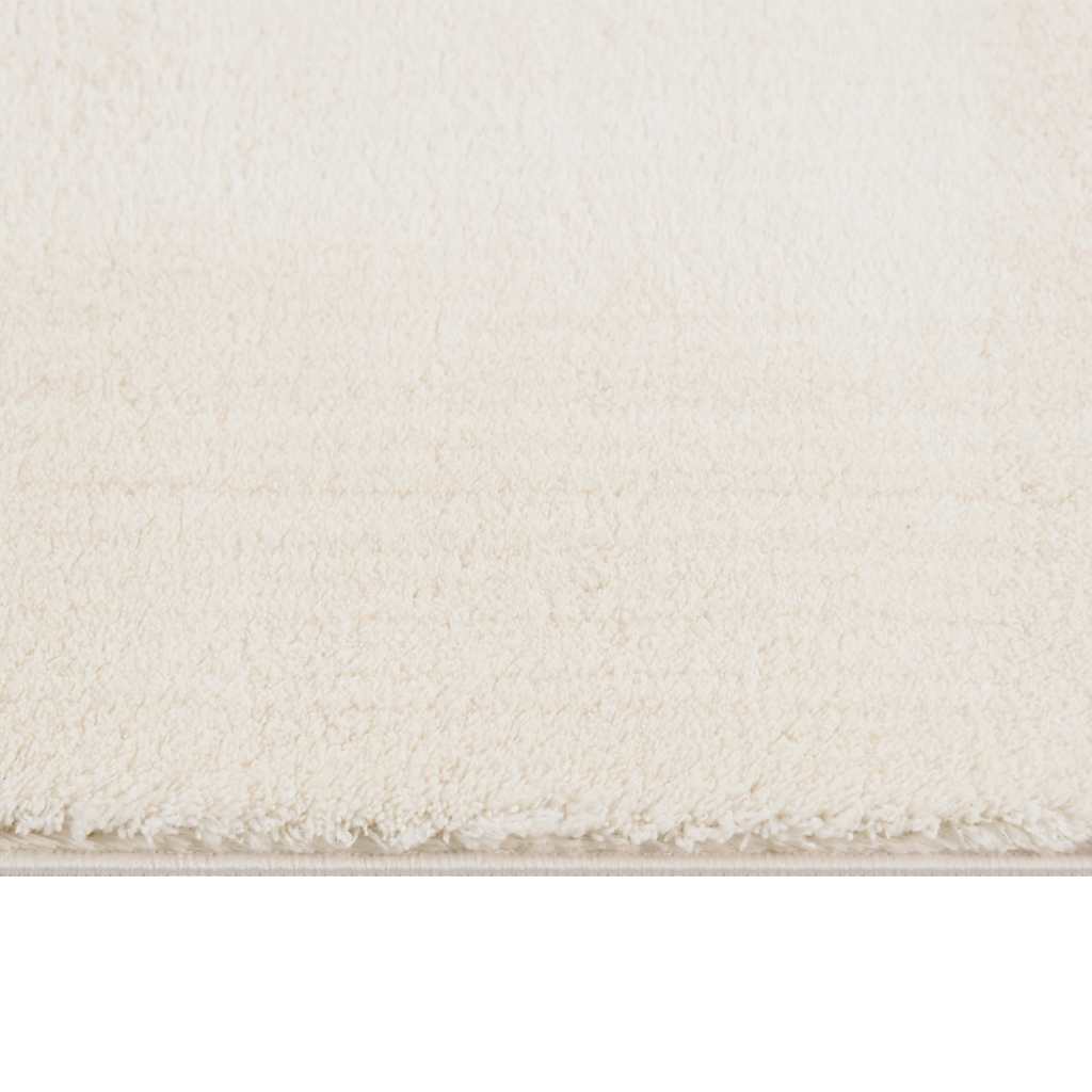 Vloerkleed shaggy crèmewit 240x340 cm polyester