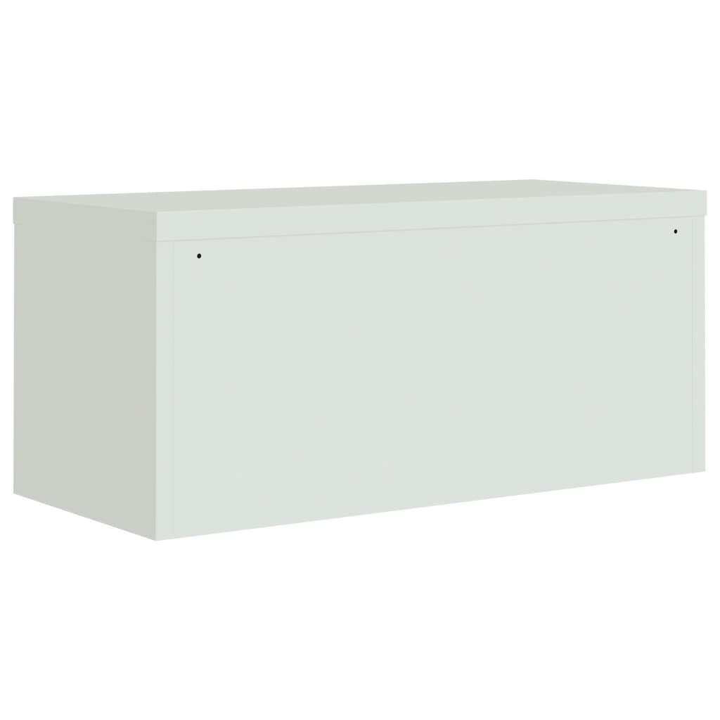 Archiefkast 90x40x110 cm staal lichtgrijs is nu te koop bij PeponiXL, paradijselijk wonen!