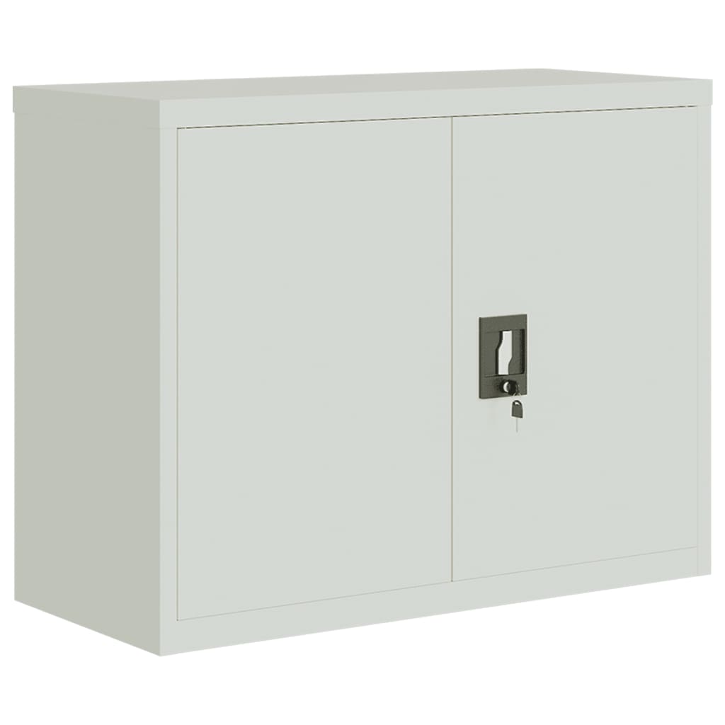 Archiefkast 90x40x110 cm staal lichtgrijs is nu te koop bij PeponiXL, paradijselijk wonen!
