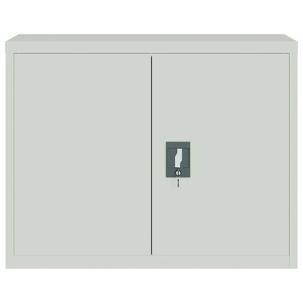 Archiefkast 90x40x110 cm staal lichtgrijs is nu te koop bij PeponiXL, paradijselijk wonen!