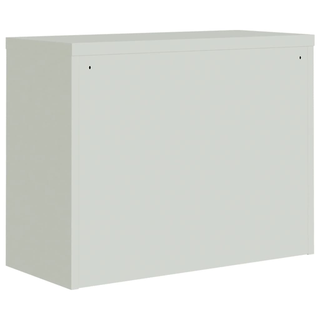 Archiefkast 90x40x110 cm staal lichtgrijs is nu te koop bij PeponiXL, paradijselijk wonen!