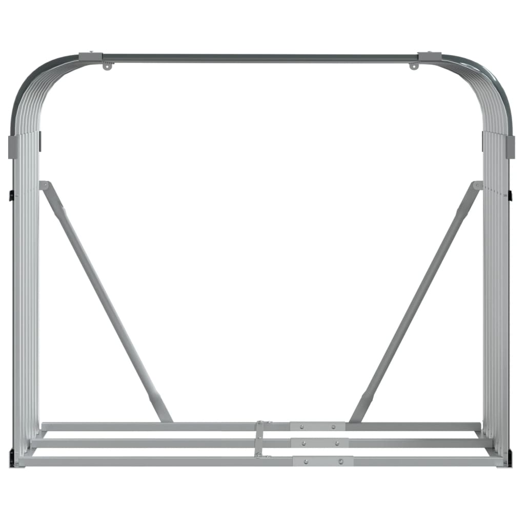 Houthouder antraciet 120x45x100 cm gegalvaniseerd staal is nu te koop bij PeponiXL, paradijselijk wonen!
