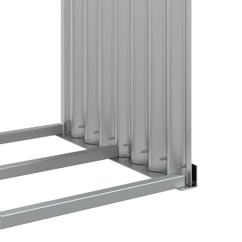Houthouder antraciet 120x45x100 cm gegalvaniseerd staal is nu te koop bij PeponiXL, paradijselijk wonen!