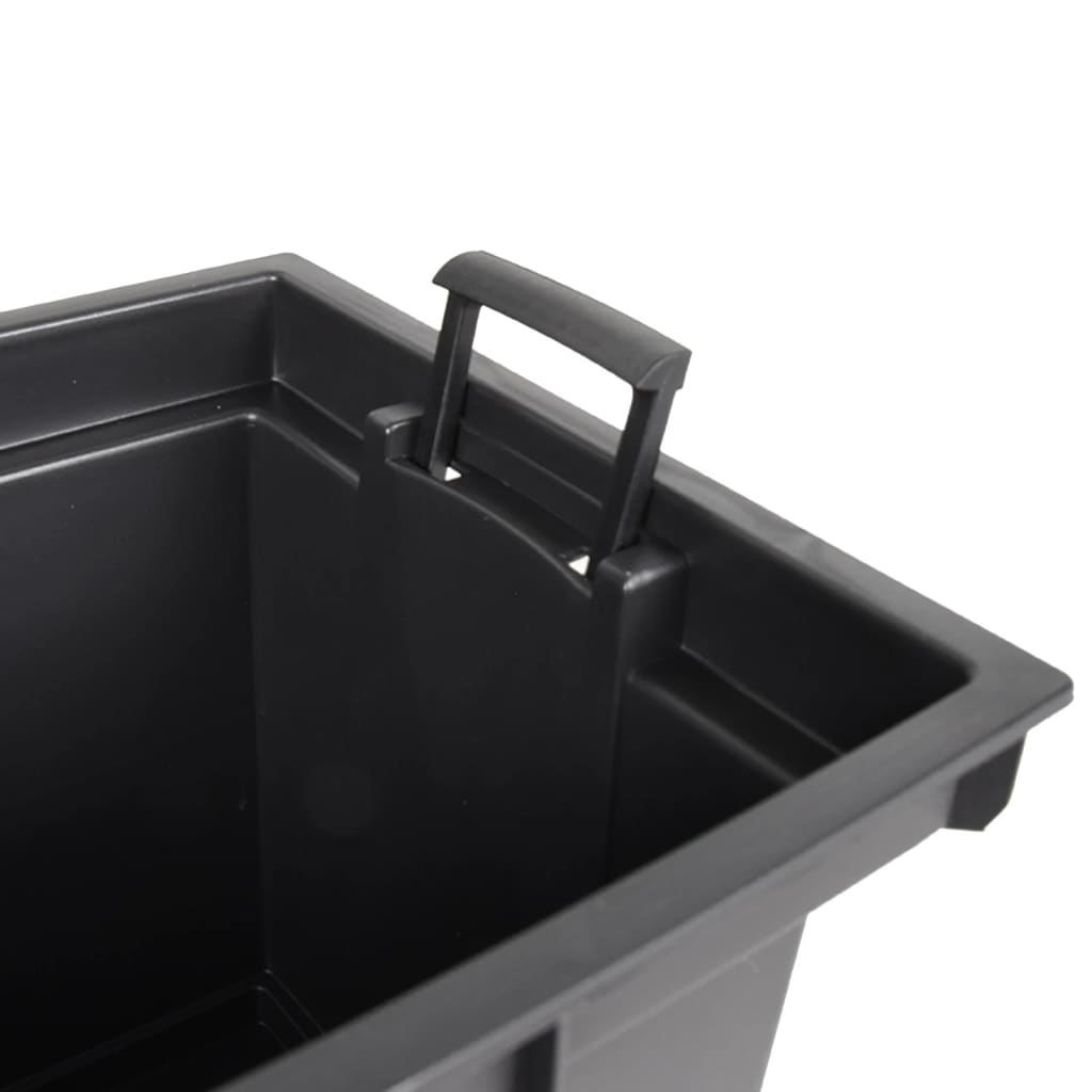 Plantenbak met uitneembare bak rattan-look 12/44 L PP bruin is nu te koop bij PeponiXL, paradijselijk wonen!