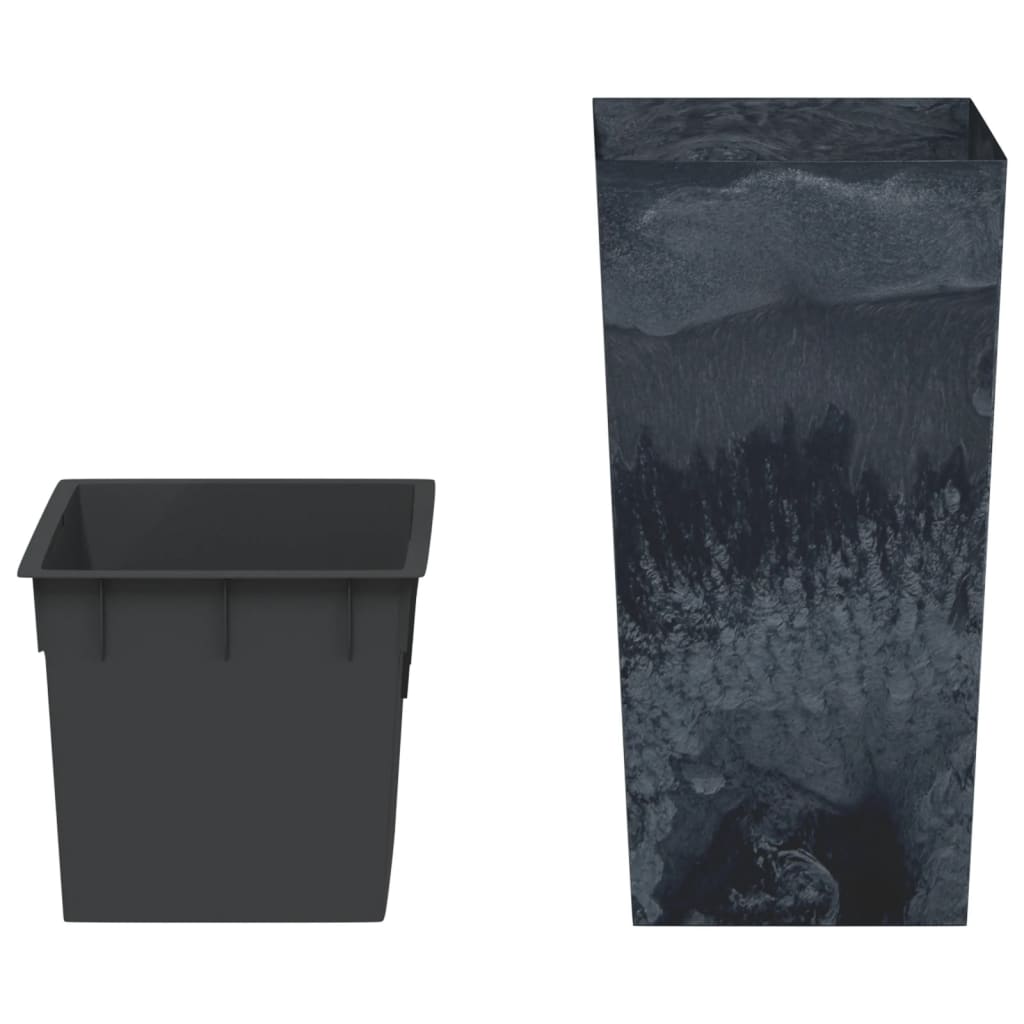 Plantenbak uitneembare bak beton-look 11/26,5 L PP antraciet is nu te koop bij PeponiXL, paradijselijk wonen!