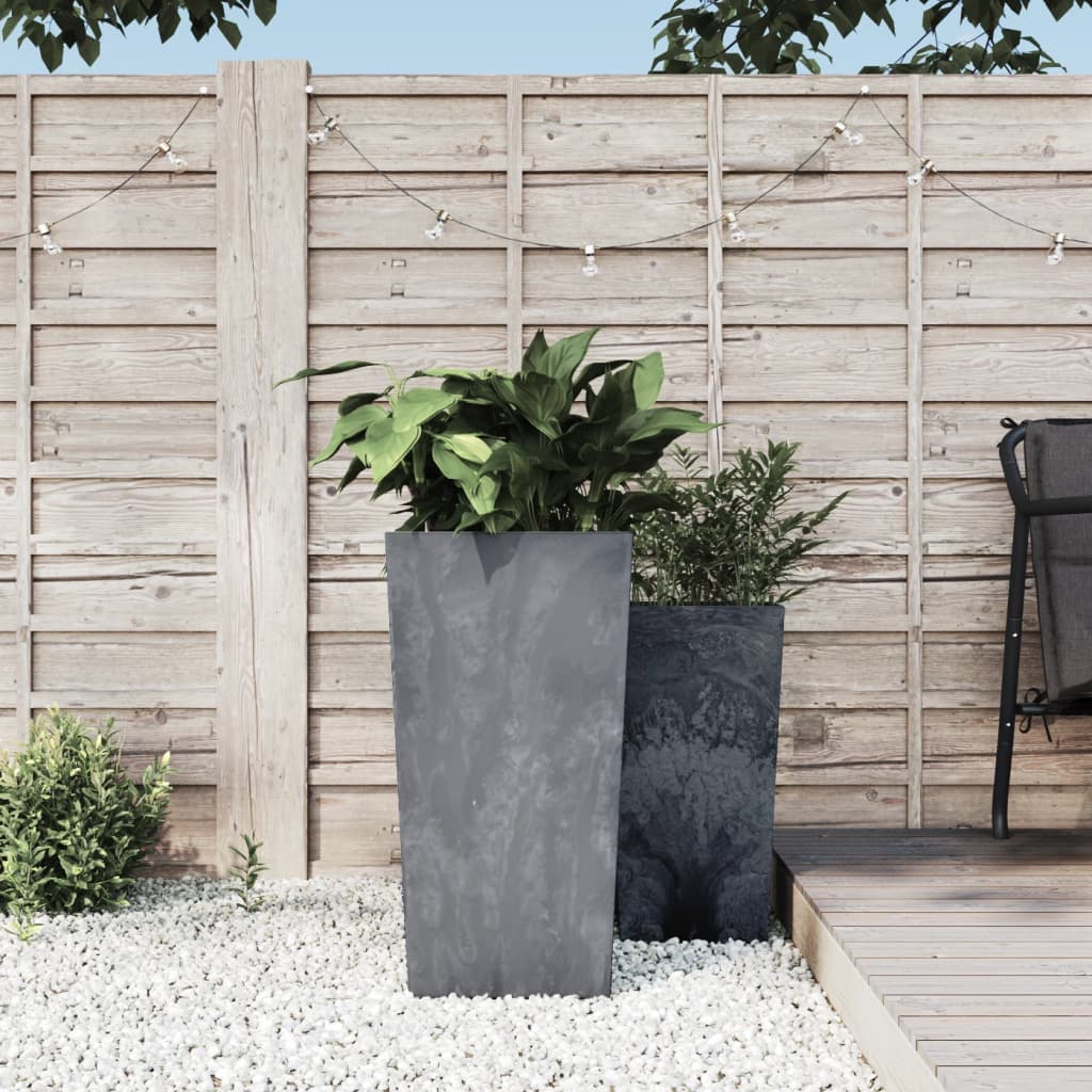 Plantenbak met uitneembare bak beton-look 21/49 L PP grijs is nu te koop bij PeponiXL, paradijselijk wonen!
