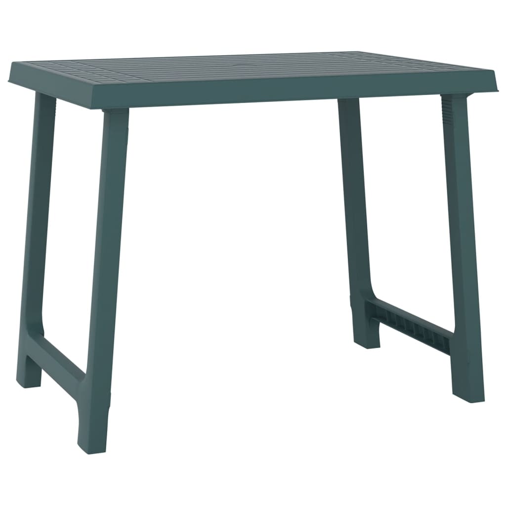 Campingtafel hout-look 79x56x64 cm PP groen is nu te koop bij PeponiXL, paradijselijk wonen!