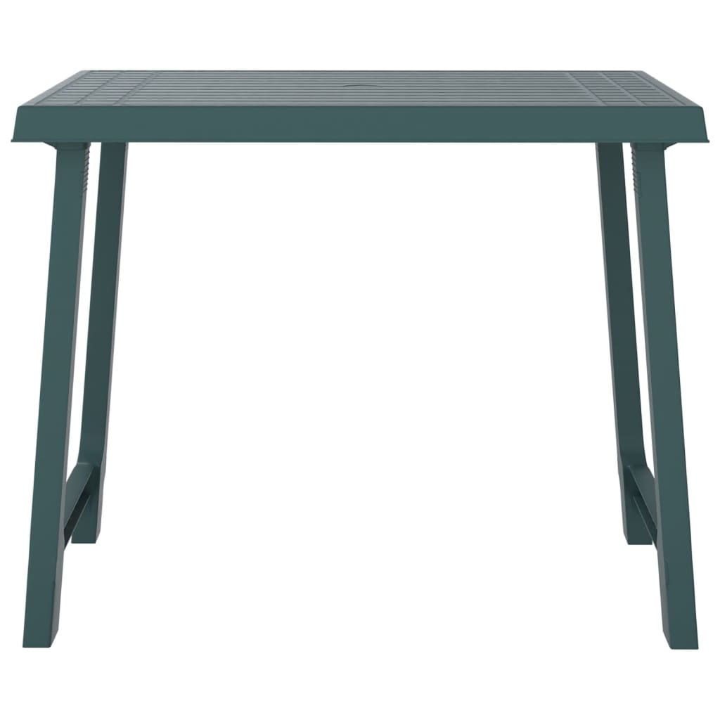 Campingtafel hout-look 79x56x64 cm PP groen is nu te koop bij PeponiXL, paradijselijk wonen!