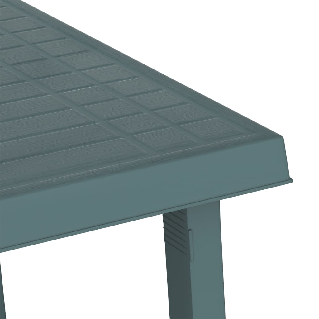 Campingtafel hout-look 79x56x64 cm PP groen is nu te koop bij PeponiXL, paradijselijk wonen!