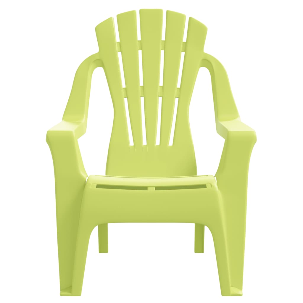 Kindertuinstoelen 2 st hout-look 37x34x44 cm polypropeen groen is nu te koop bij PeponiXL, paradijselijk wonen!