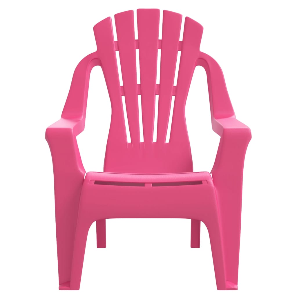Kindertuinstoelen 2 st hout-look 37x34x44 cm polypropeen roze is nu te koop bij PeponiXL, paradijselijk wonen!
