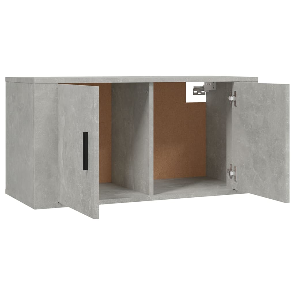 Tv-wandmeubels 2 st 80x34,5x40 cm betongrijs is nu te koop bij PeponiXL, paradijselijk wonen!